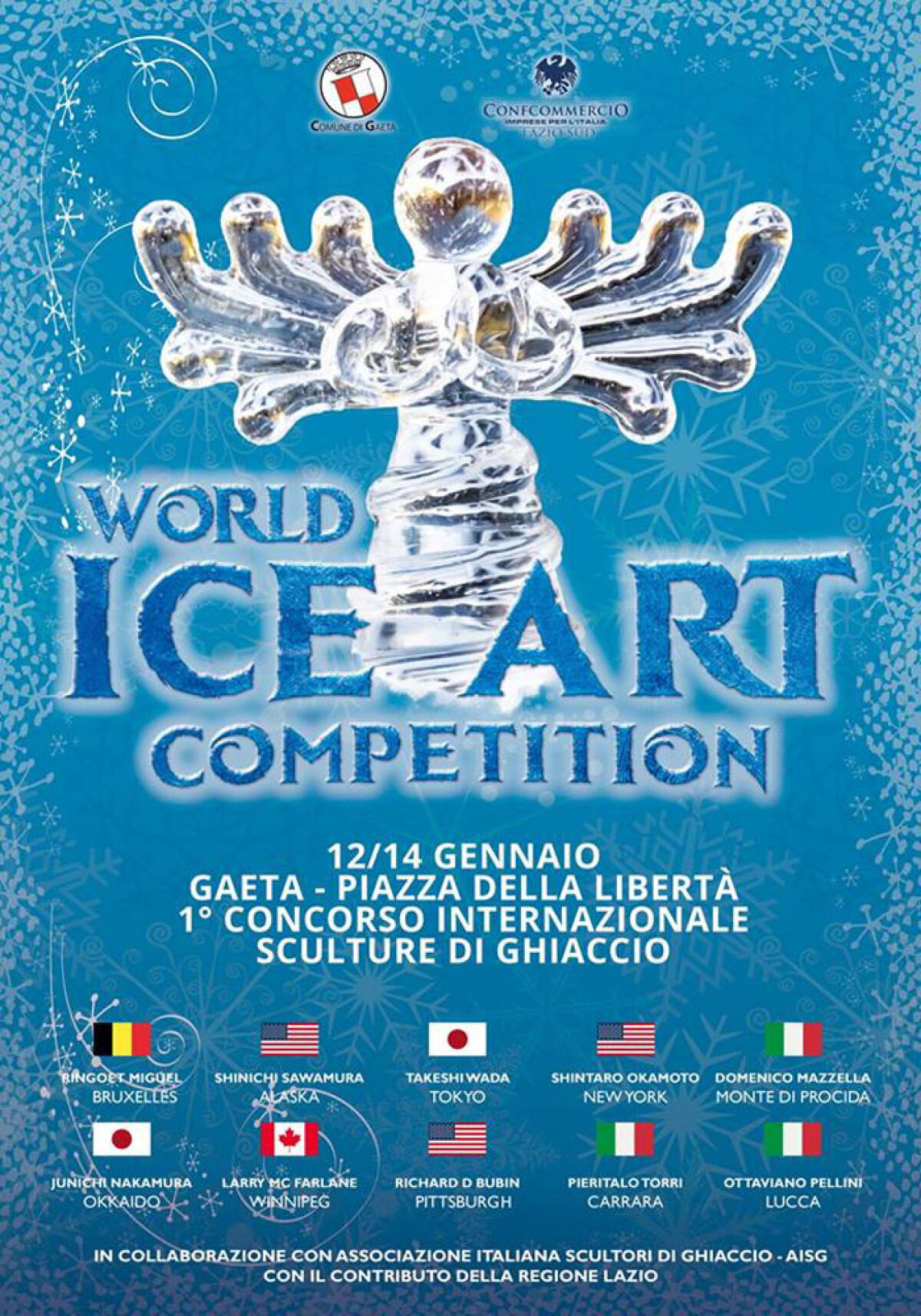 A Gaeta questo fine settimana il primo concorso internazionale di sculture di ghiaccio. - 