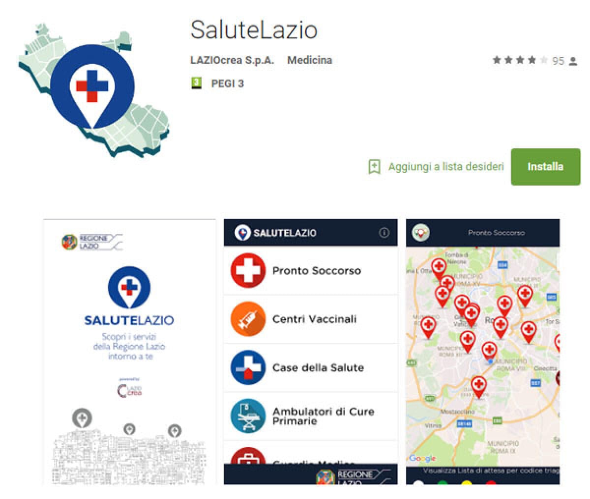 E’ on line la nuova app gratuita “Salute Lazio”. - 
