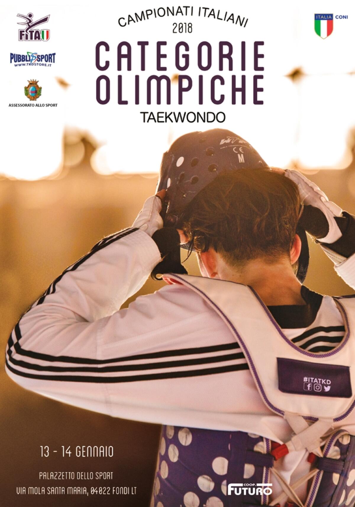 A Fondi i campionati italiani FITA di Taekwondo “Categorie Olimpiche”. - 