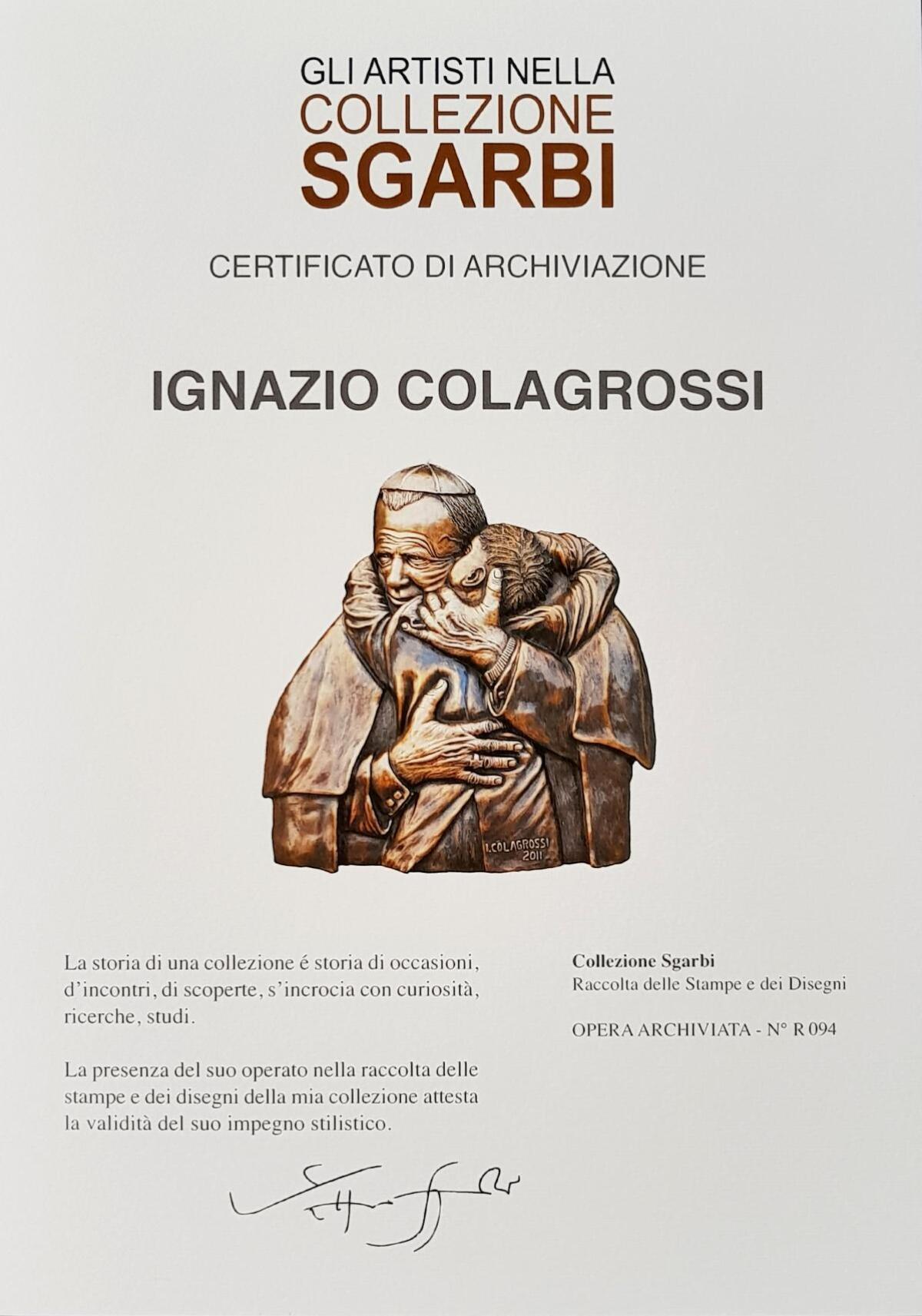 La scultura di Ignazio Colagrossi nella "COLLEZIONE SGARBI" - 