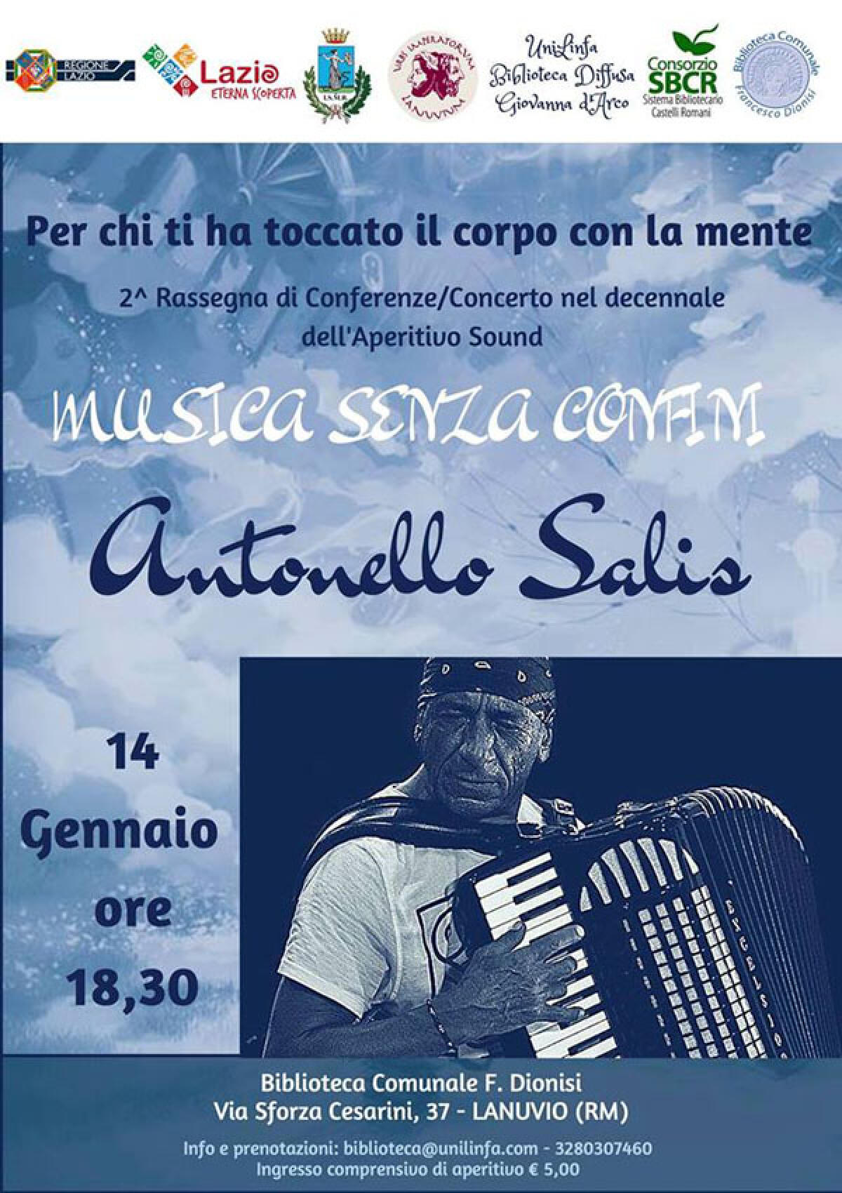 A Lanuvio il concerto del musicista di fama internazionale Antonello Salis. - 