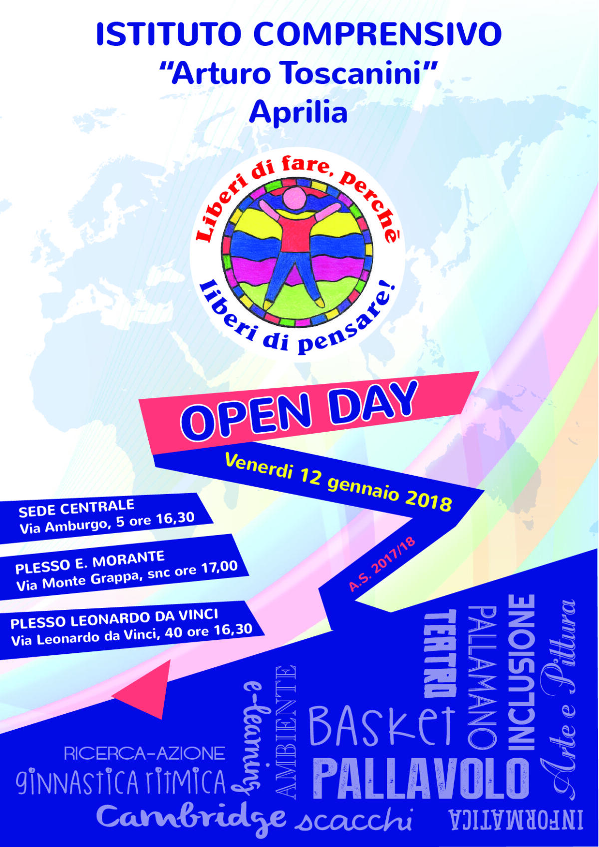 Open Day nelle tre sedi dell’Istituto comprensivo Toscanini di Aprilia - 