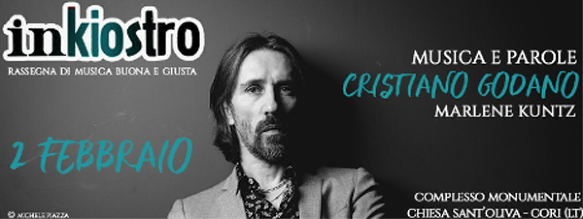 Inkiostro, a Cori musica live con Cristiano Godano dei Marlene Kuntz - 