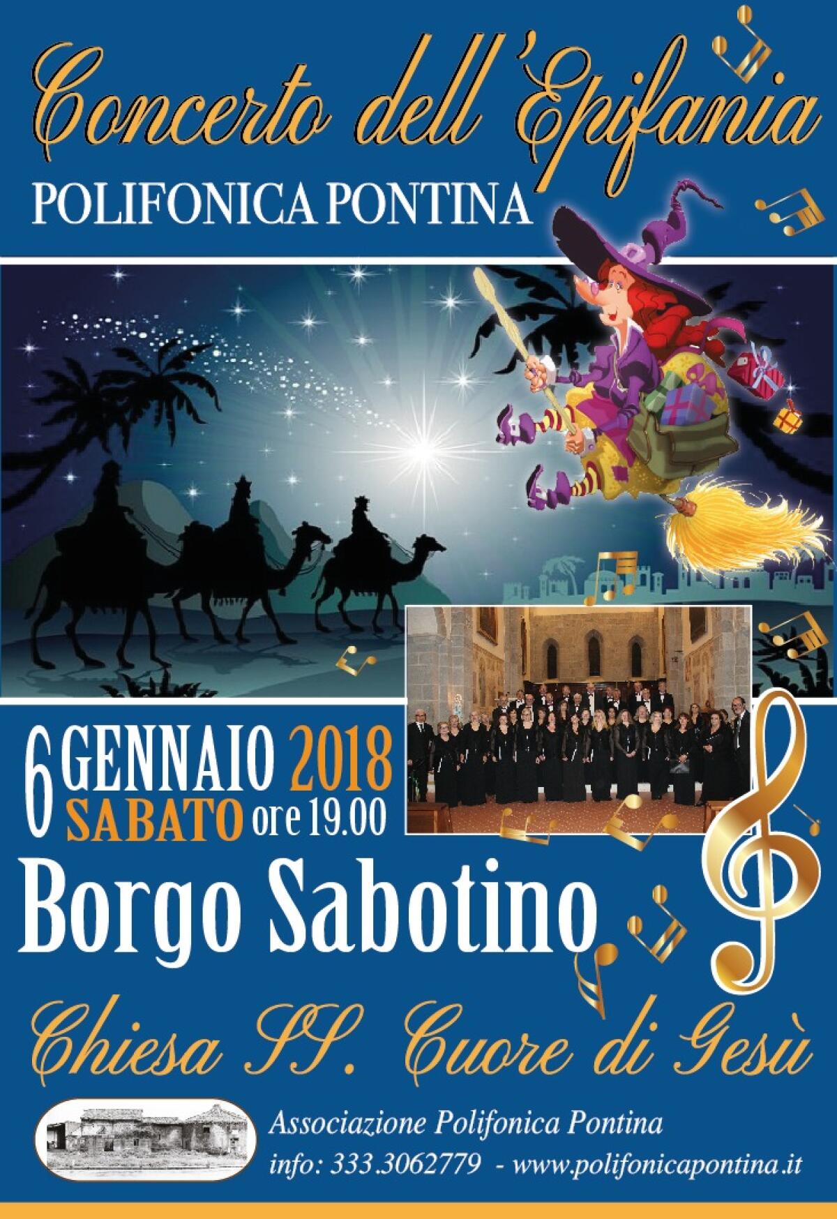 Concerto dell'Epifania con l'Associazione Polifonica Pontina - 