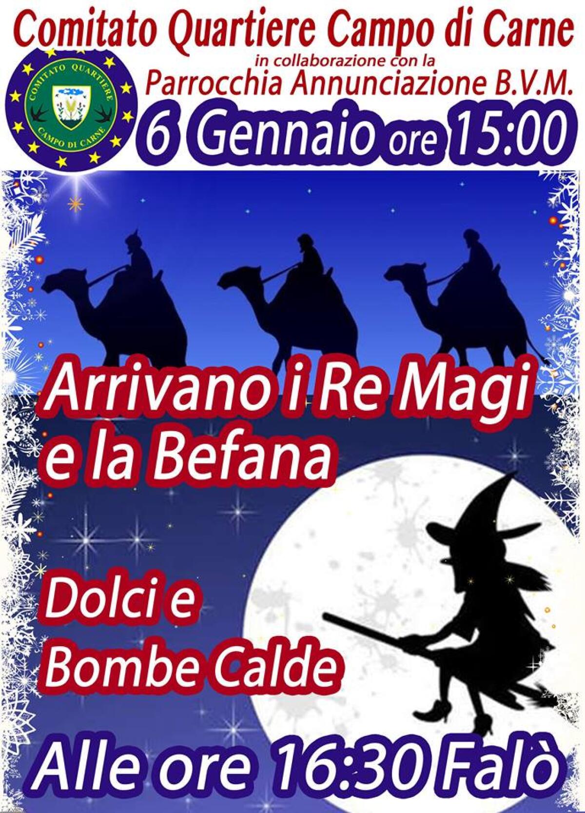 APRILIA - A Campo di Carne arriva la Befana...ed anche il "Mercato Rionale". - 