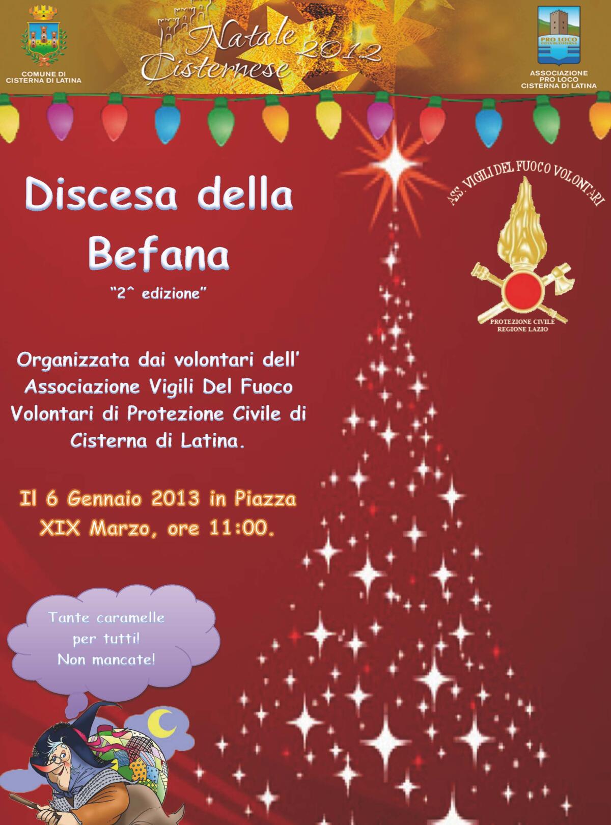 Cisterna, tanti eventi per il fine settimana della Befana - 
