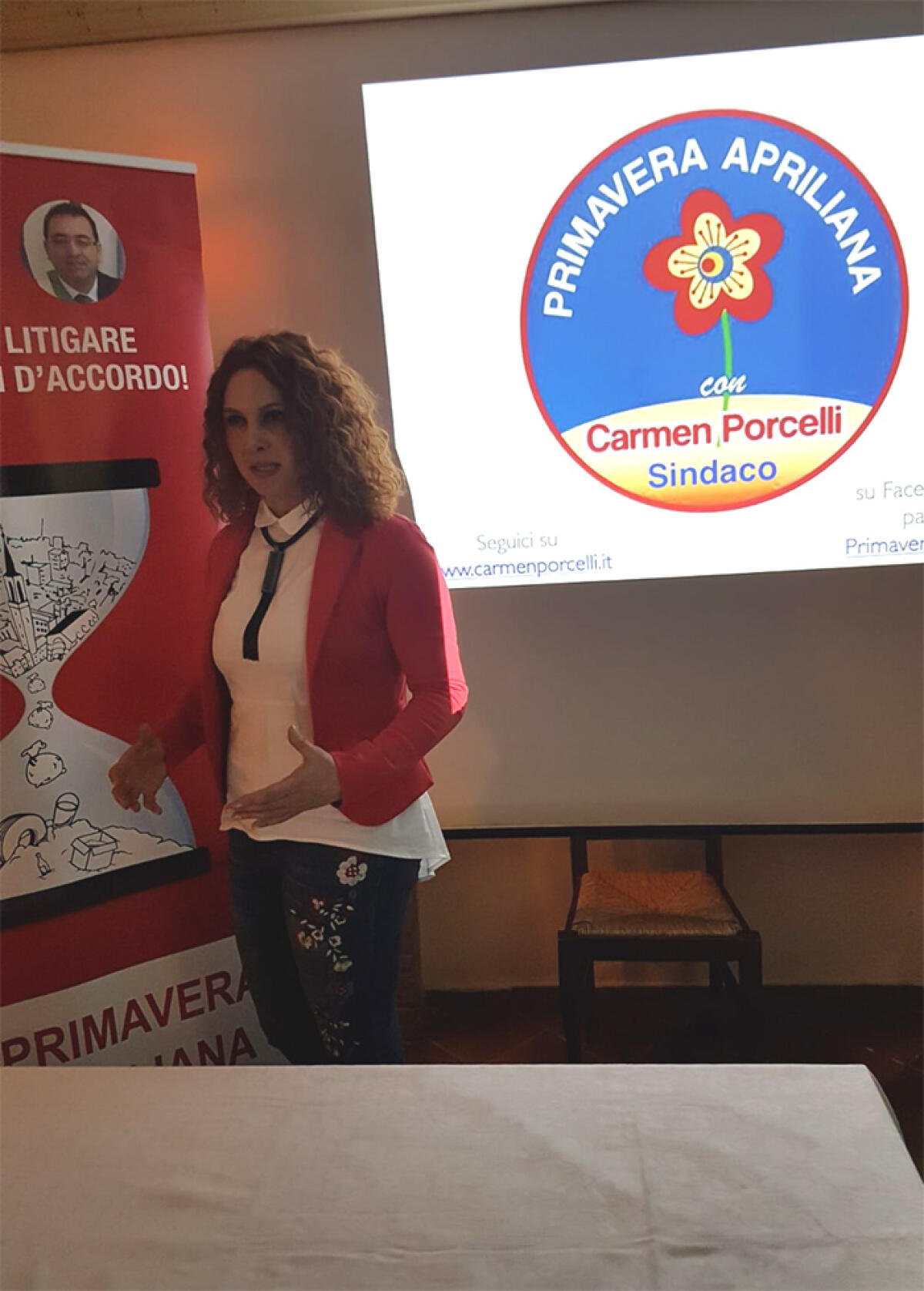 Elezioni amministrative ad Aprilia: il consigliere comunale Carmen Porcelli si candida a sindaco. - 