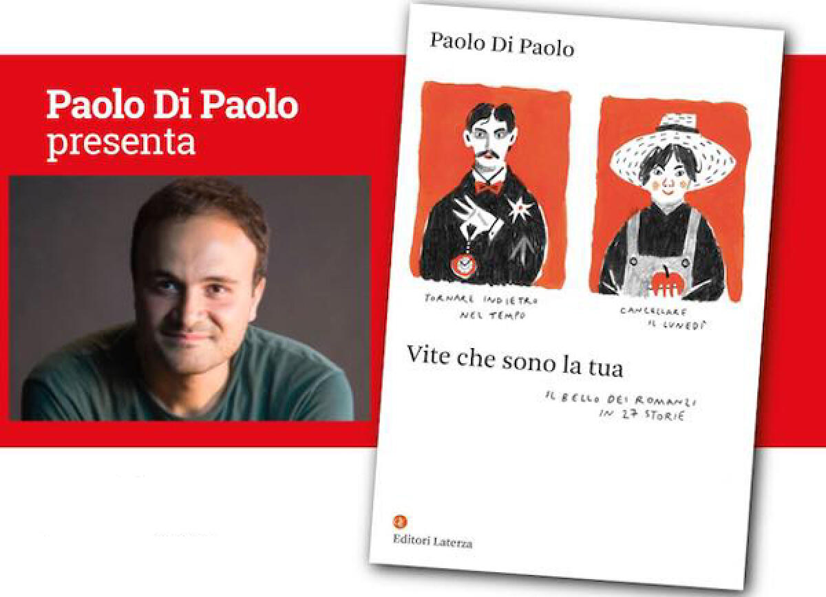 NETTUNO - Questo sabato la presentazione del libro “Vite che sono la tua” di Paolo Di Paolo. - 