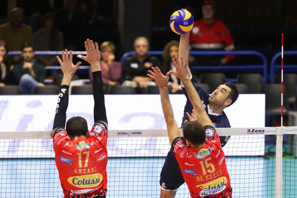 Volley di Superlega: Perugia passa in quattro set sulla Taiwan Excellence Latina. - 