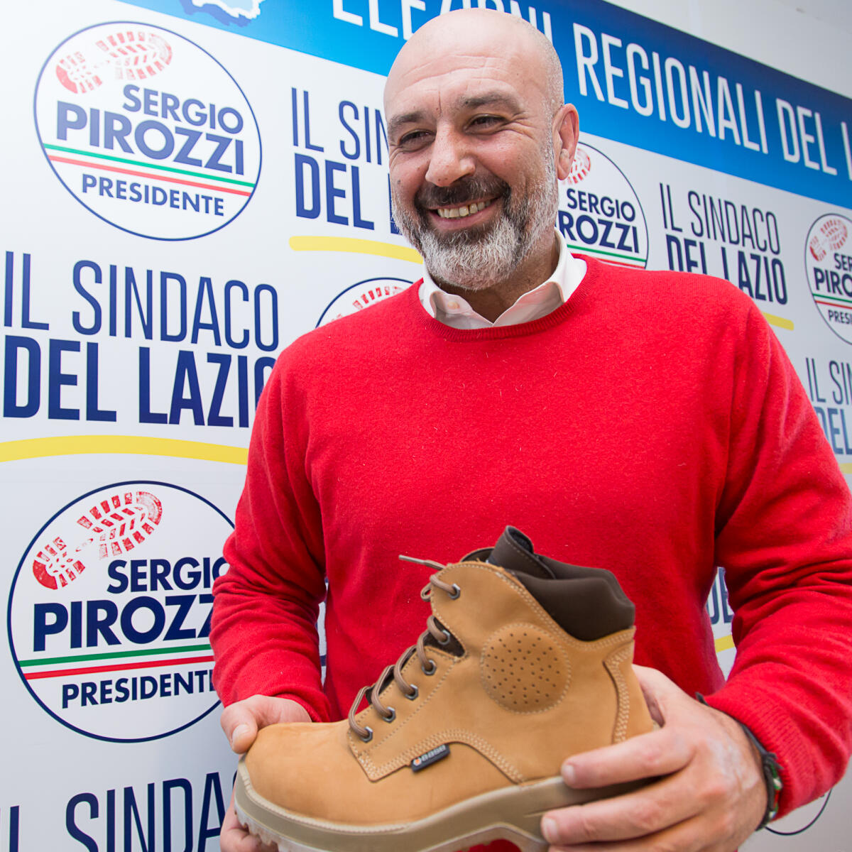 Il candidato alla presidenza della Regione Lazio, Sergio Pirozzi, oggi torna in terra pontina. - 