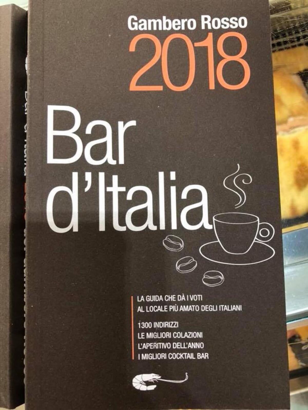 Il “Bar Davi” di Aprilia nella prestigiosa guida "Bar d'Italia 2018" del Gambero Rosso. - 