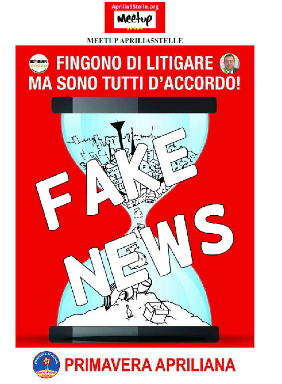 APRILIA - Il Movimento 5 Stelle si difende dell’attacco di Primavera Apriliana. - 