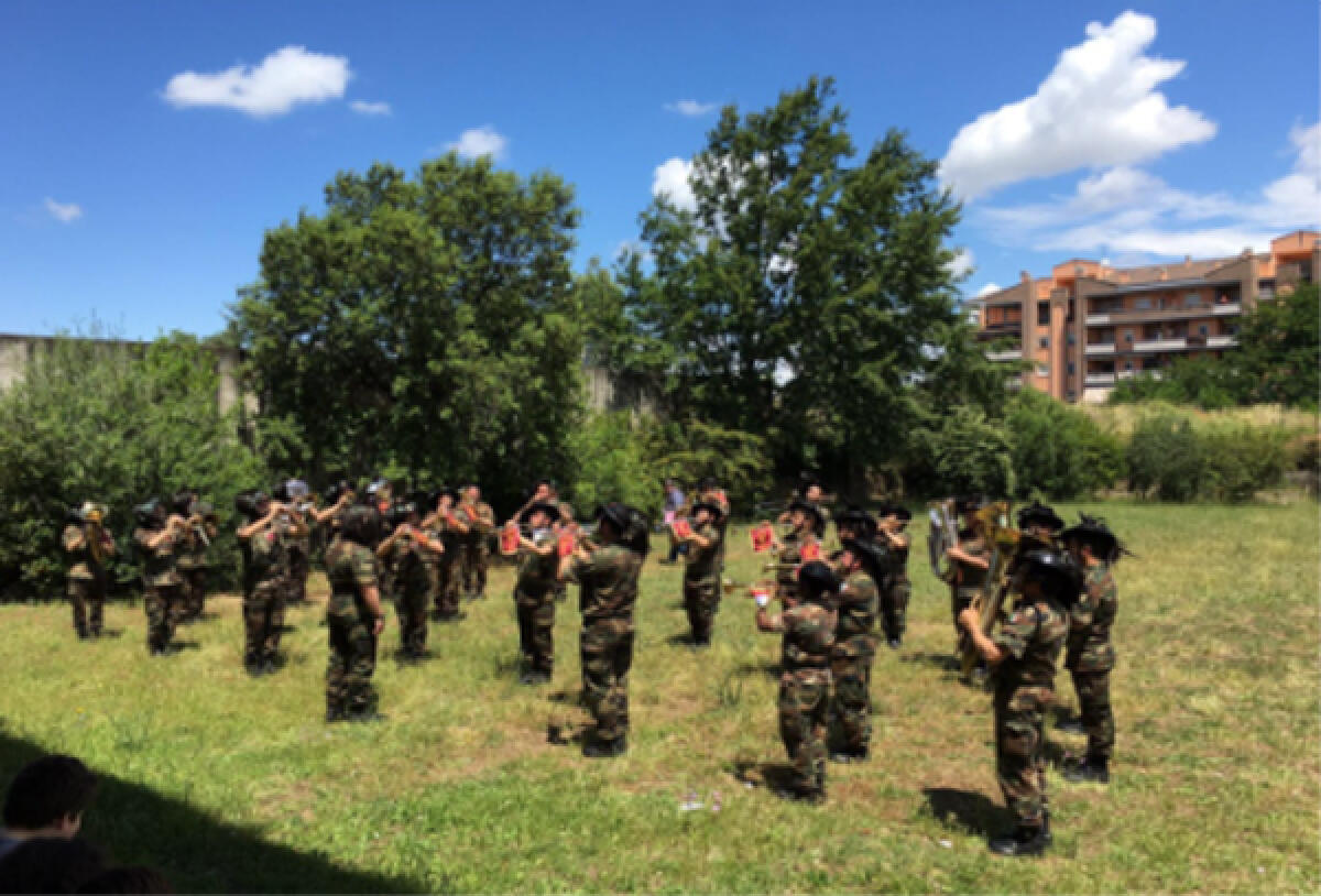 La Fanfara dei Bersaglieri di Aprilia protagonista all'Olimpico per la partita "Mundial" - 