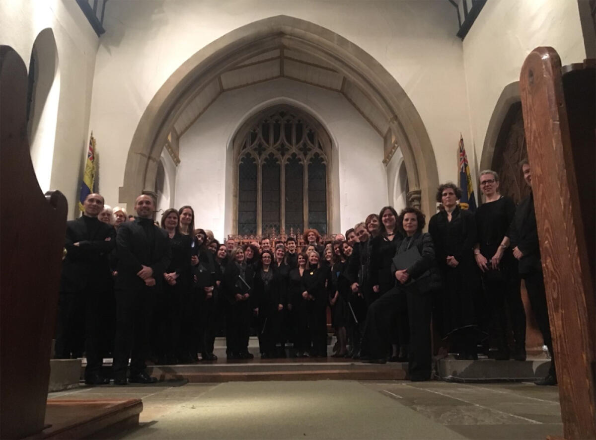 Il coro polifonico “Lumina Vocis” da Cori a Londra. - 