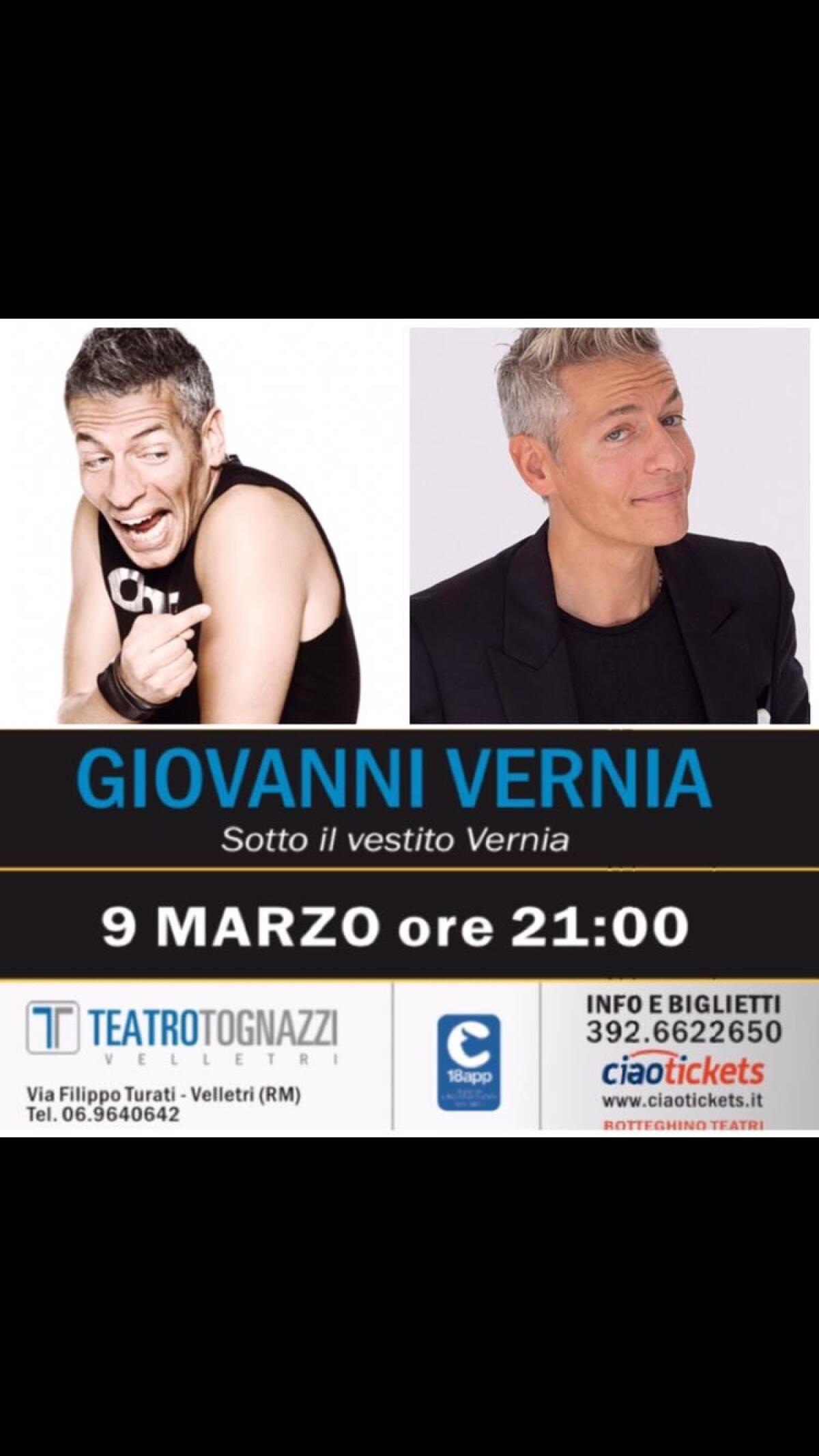 "Sotto il vestito Vernia", la comicità protagonista al Tognazzi di Velletri - 