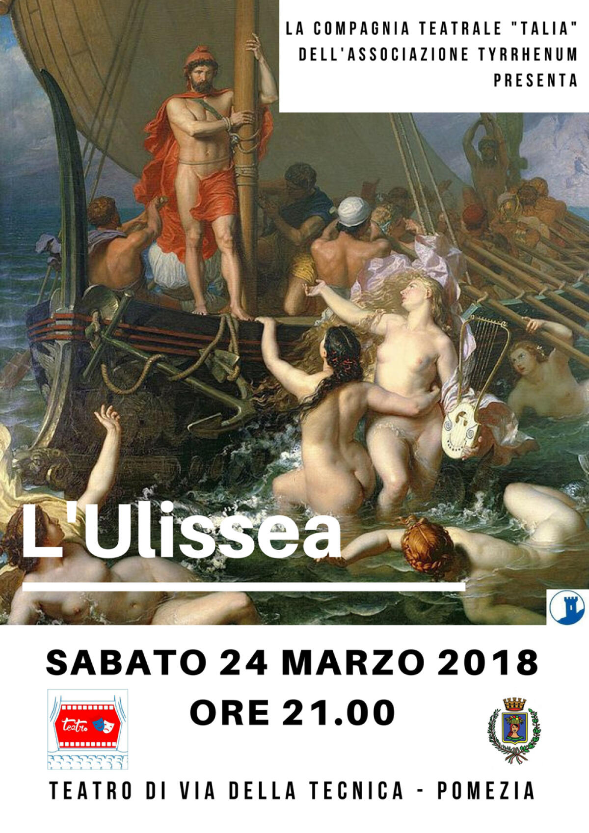 POMEZIA -  La Compagnia Teatrale “Talia” porta in scena la commedia "L'Ulissea". - 