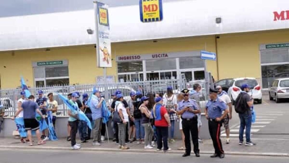 Due giorni di sciopero a Fondi e Terracina dei dipendenti MD e Maury's - 
