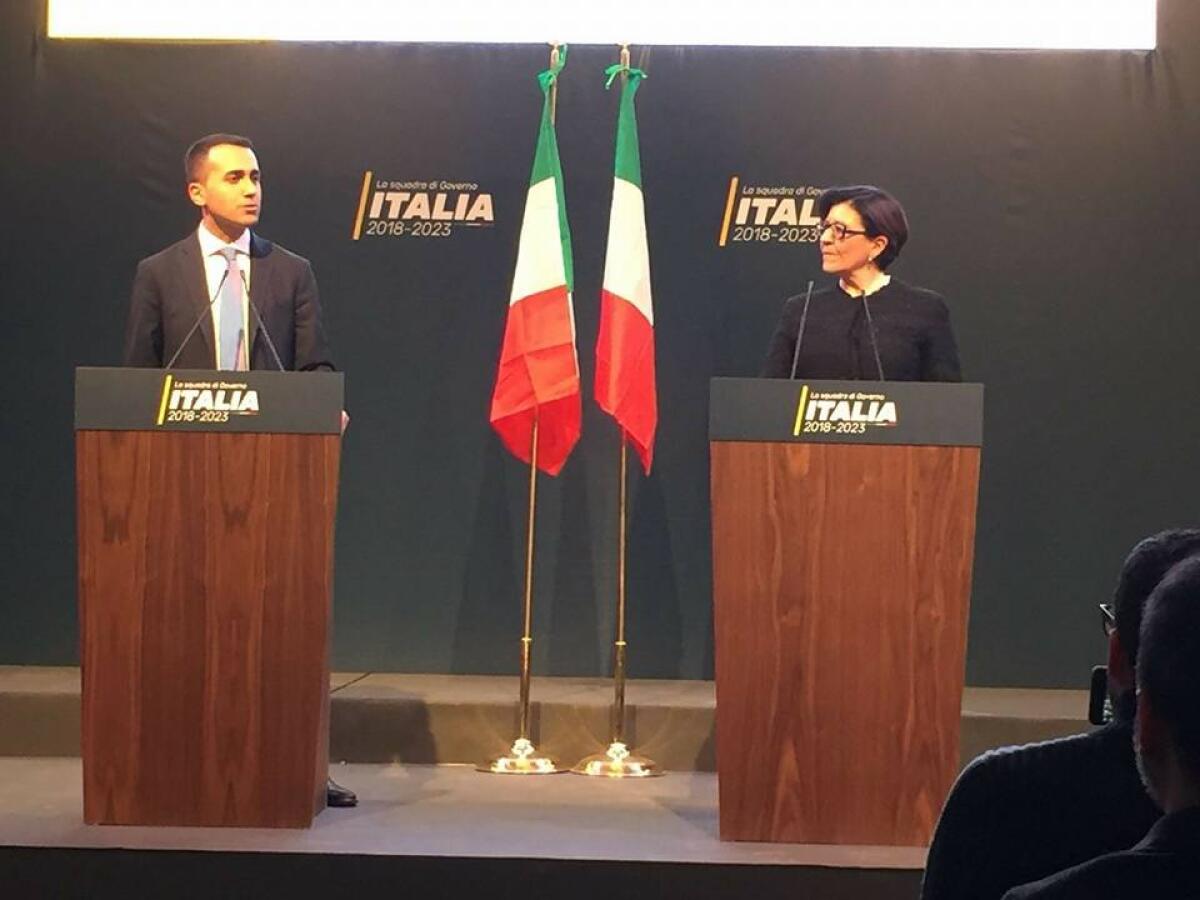 Elisabetta Trenta di Velletri tra i 17 ministri di Luigi Di Maio - 
