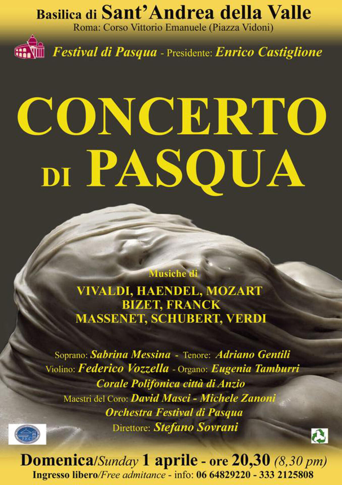 La Corale Polifonica Città di Anzio al “Festival di Pasqua di Roma”. - 