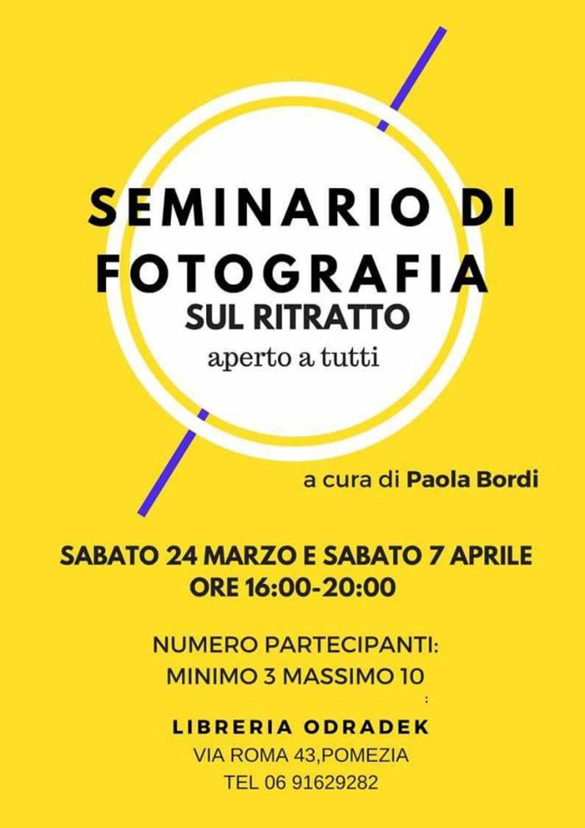 A Pomezia un interessante seminario di fotografia sul ritratto - 