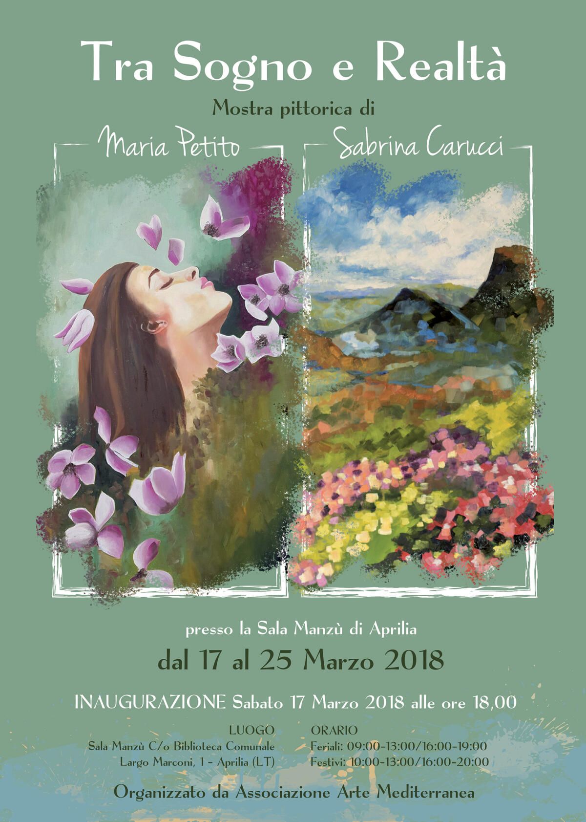 Aprilia - "Tra sogno e realtà", la mostra di Maria Petito e Sabrina Carucci - 