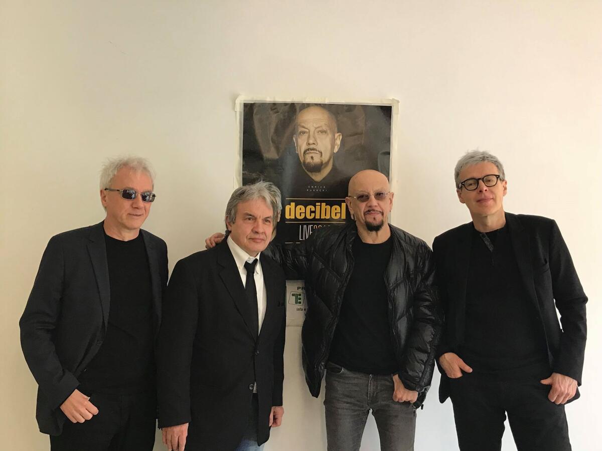Ad Aprilia la tappa zero per i "Decibel", Enrico Ruggeri: "Qui c'è tutto per far partire il tour" - 