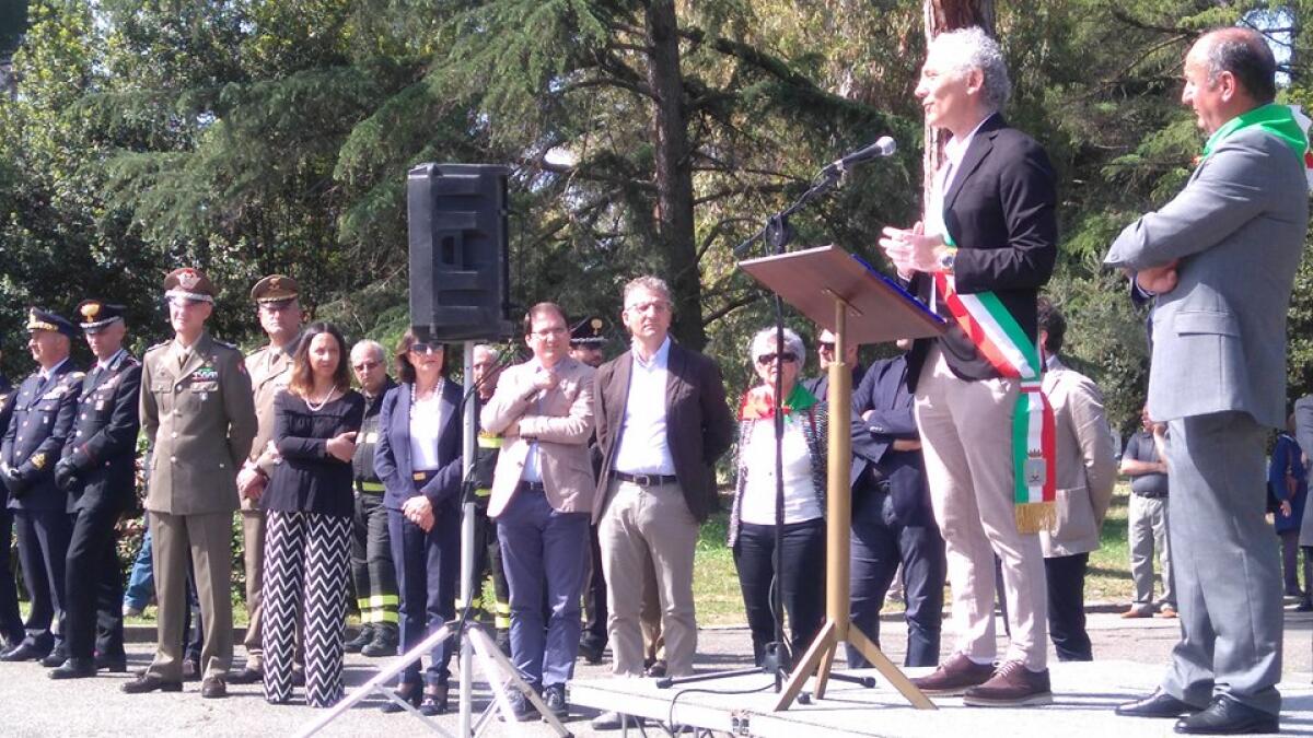 Il Vicepresidente della Regione Lazio, Smeriglio, a Latina per le celebrazioni del 25 Aprile. - 