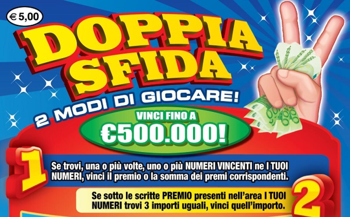 VELLETRI - Acquista un gratta e vinci “Doppia Sfida” da 5 euro e ne vince 500mila!!! - 