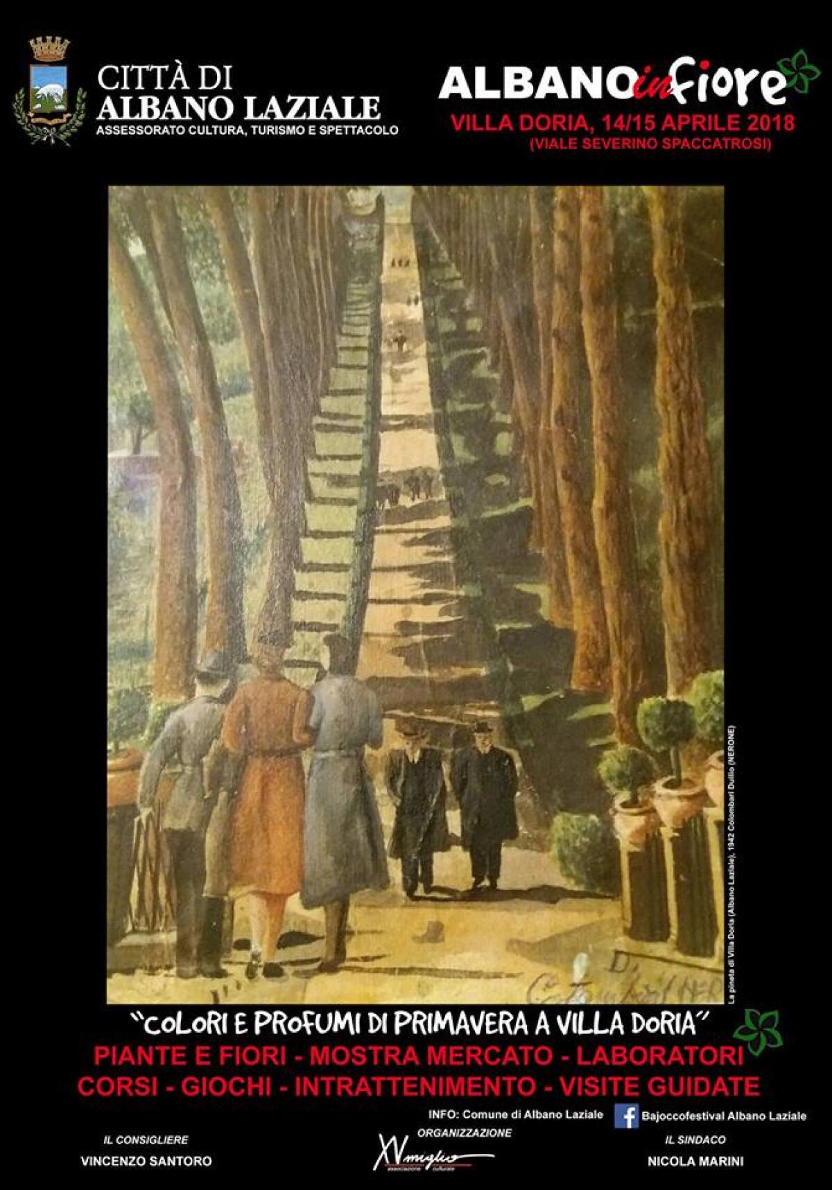 “Albano InFiore" questo fine settimana a Villa Doria. - 