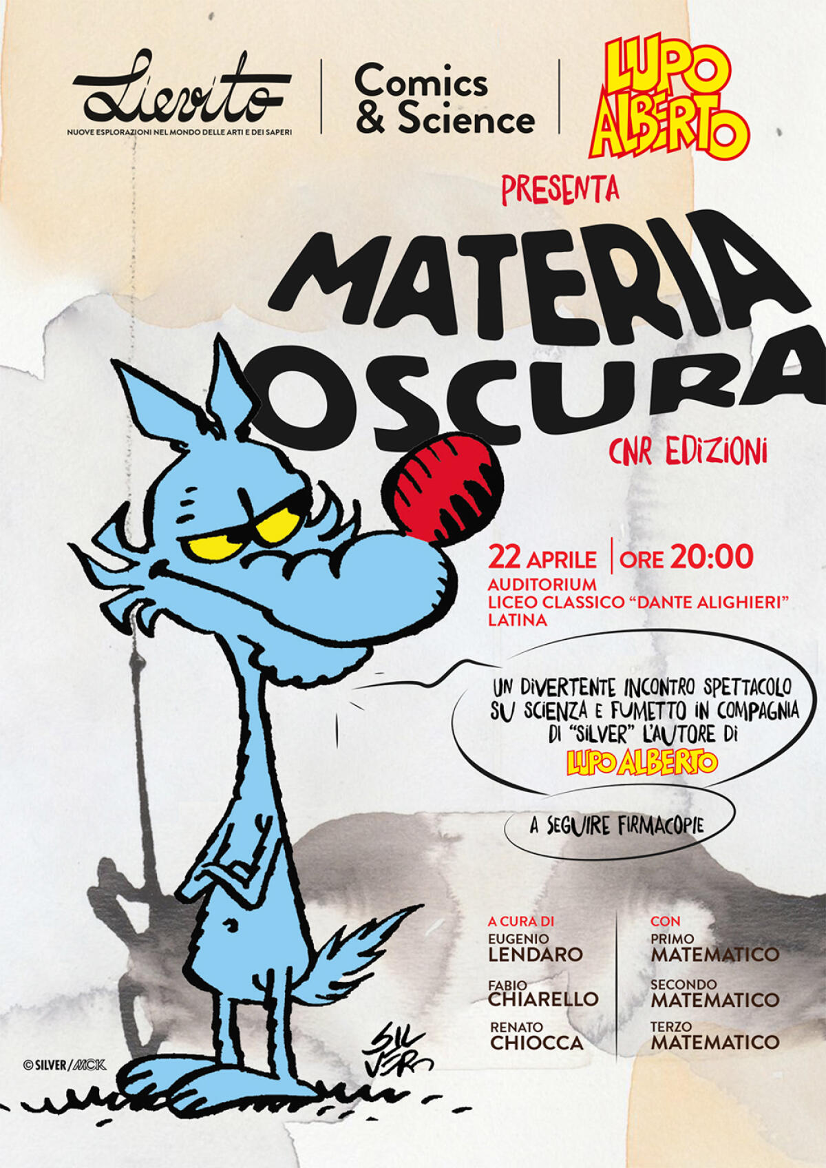 Settima edizione di Lievito, si inizia questa domenica con Lupo Alberto e il Cnr - 