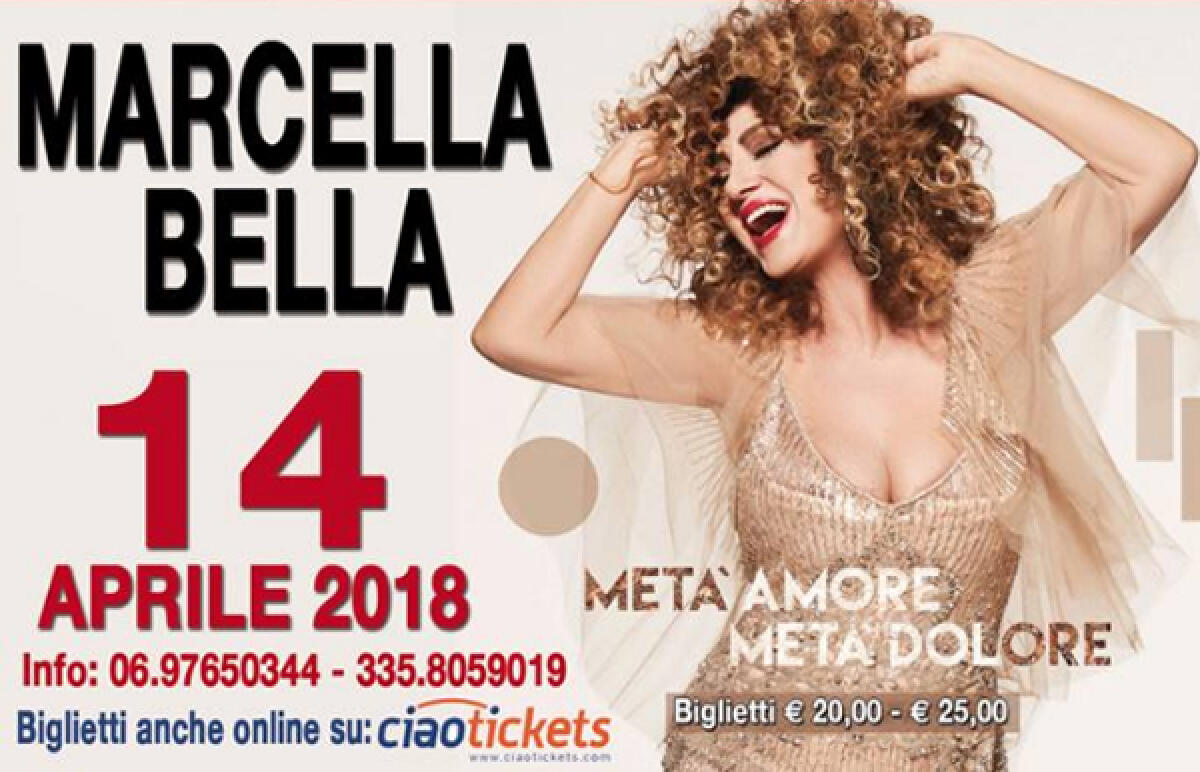Marcella Bella in concerto questa sera al Teatro Europa di Aprilia. - 