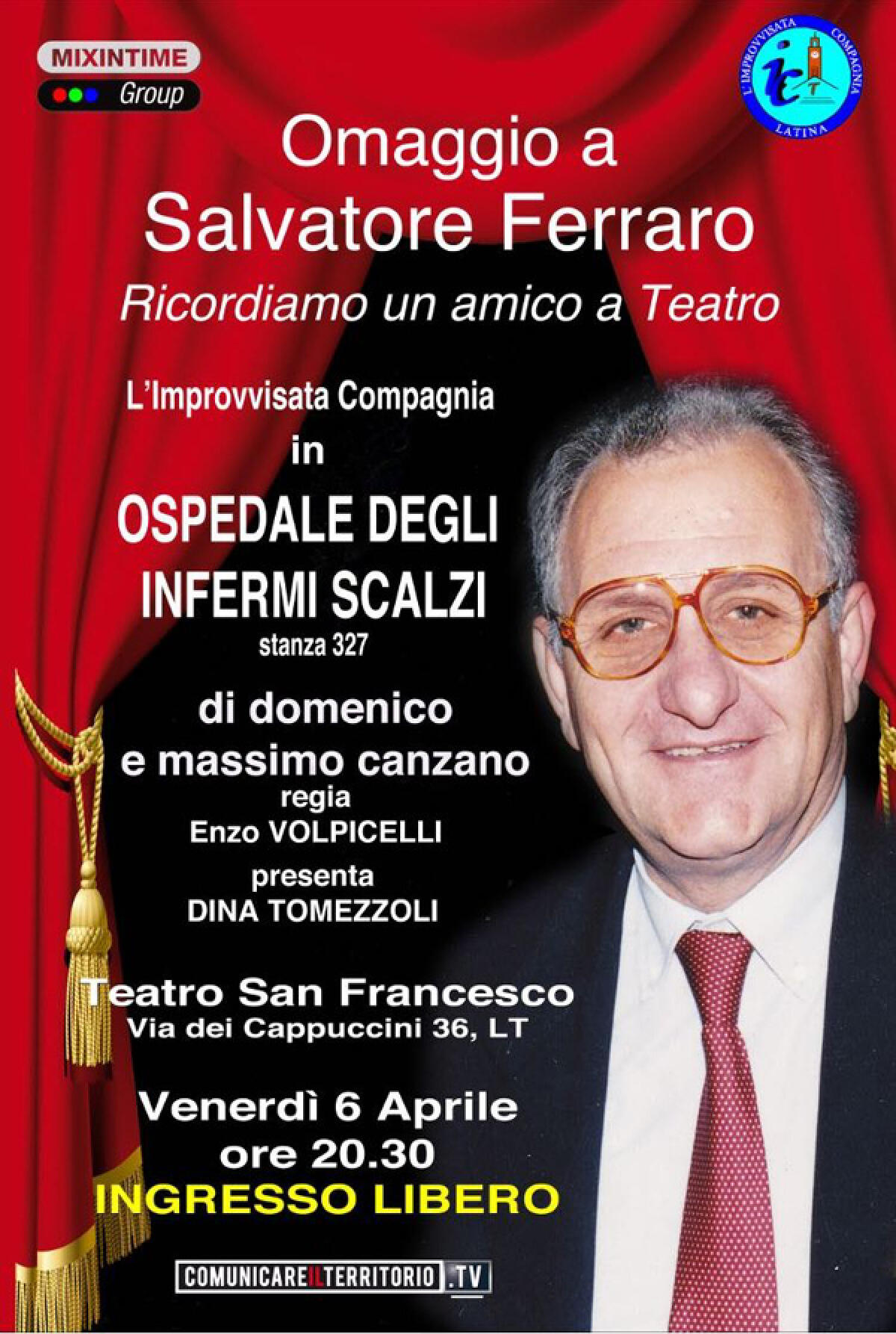 Latina, appuntamento a teatro per ricordare Salvatore Ferraro - 
