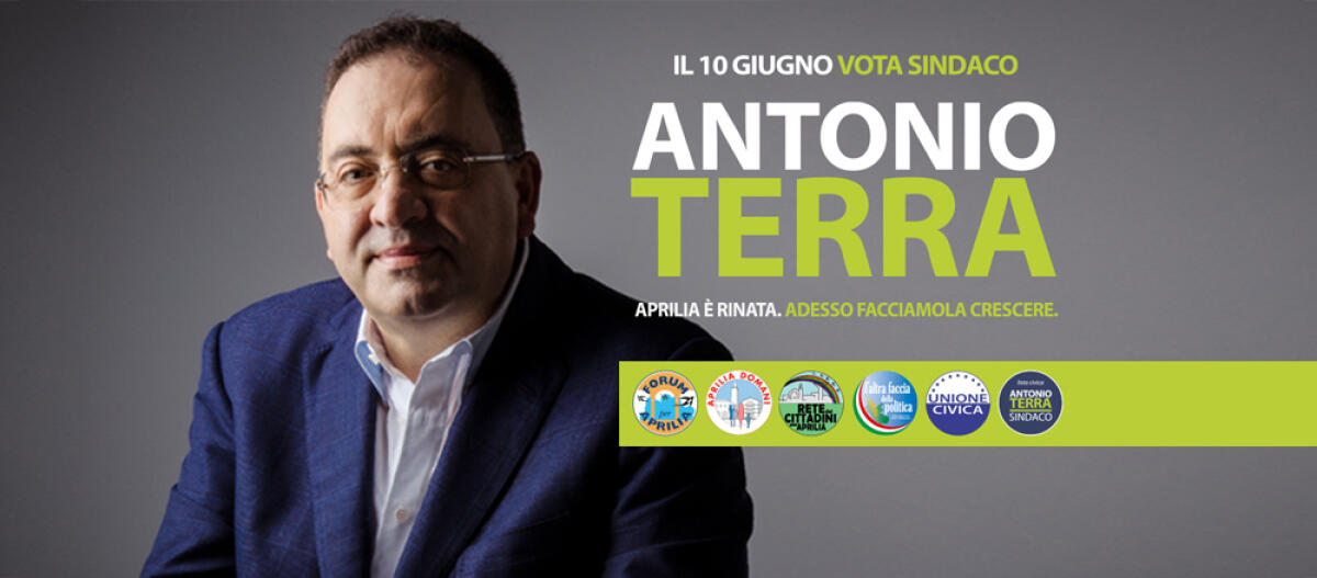 Aprilia Civica presenta le sei liste per Antonio Terra Sindaco. - 