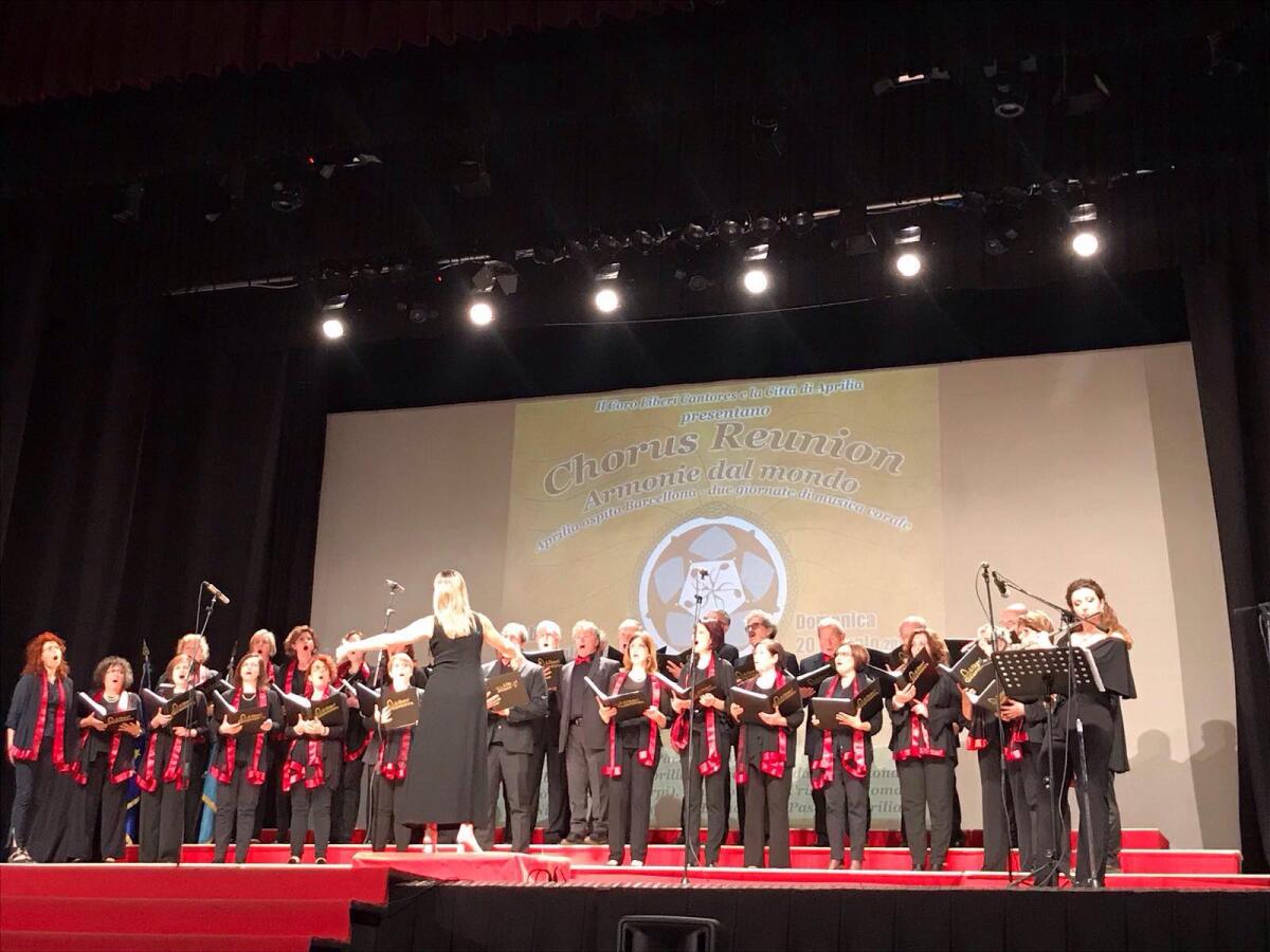 Aprilia - Tutto esaurito all'Europa con Chorus Reunion dei Liberi Cantores - 