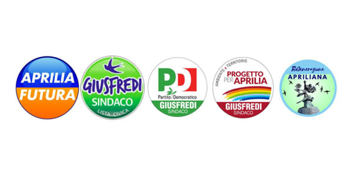 APRILIA – Il candidato sindaco Giorgio Giusfredi presenta la sua coalizione. - 