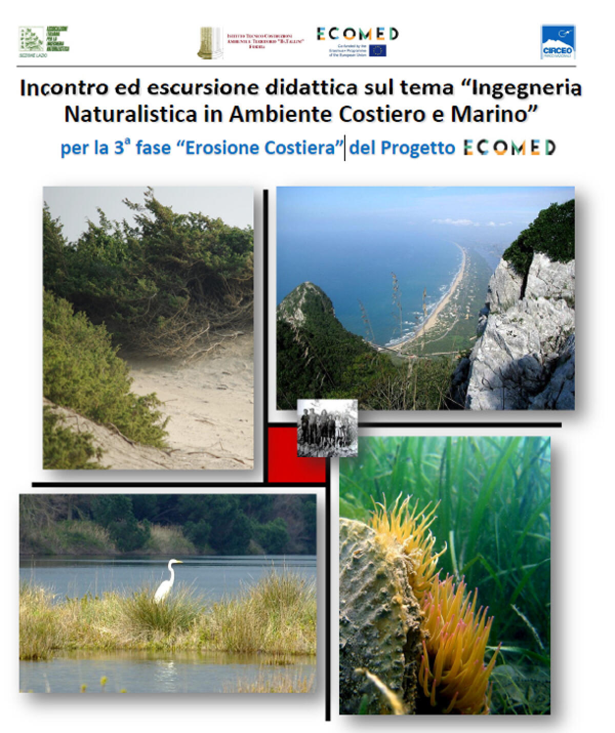 Progetto ECOMED Erasmus+ oggi al Parco Nazionale del Circeo. - 