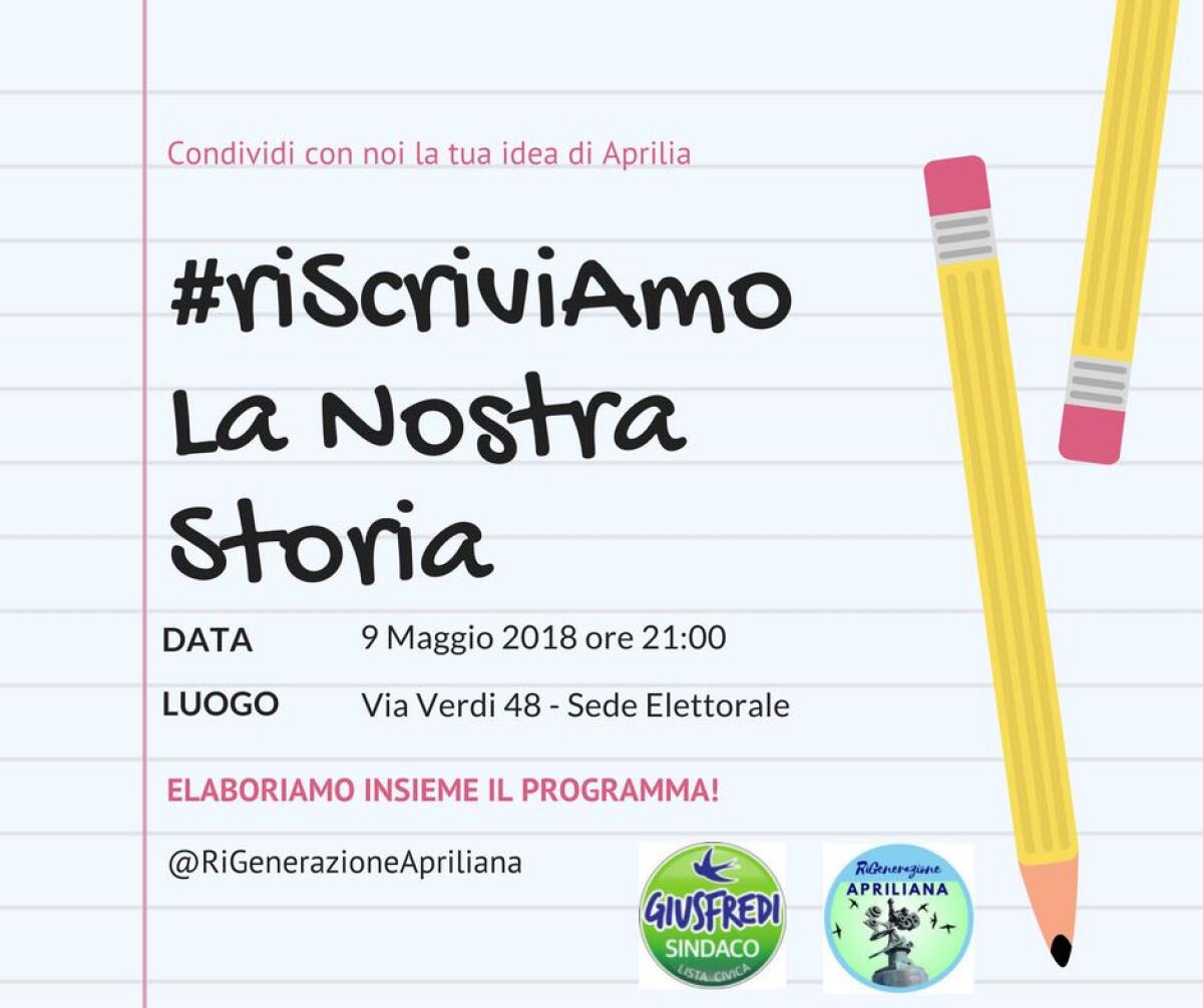 “#Riscriviamo La Nostra Storia”!, ad Aprilia giovani a confronto - 