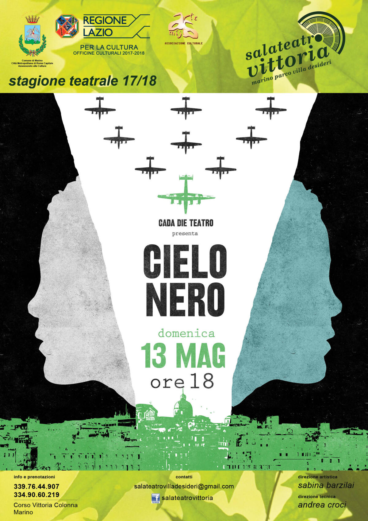 Teatro, a Marino va in scena lo spettacolo "Cielo Nero" - 