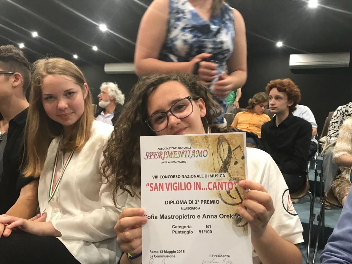 Aprilia, un premio per il duo Mastropietro-Oreckova: "Grande soddisfazione" - 