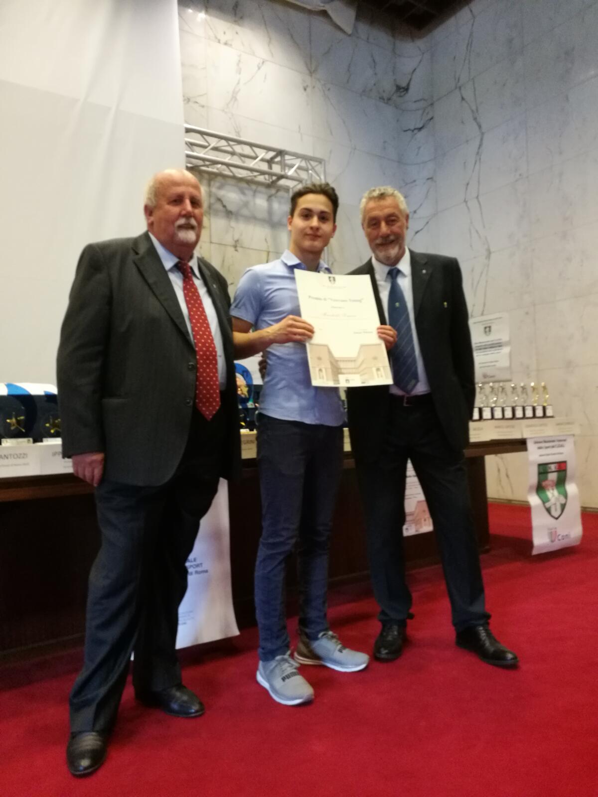 Veterano Young, il premio va a Simone Marchetti della palestra Selciatella di Aprilia - 