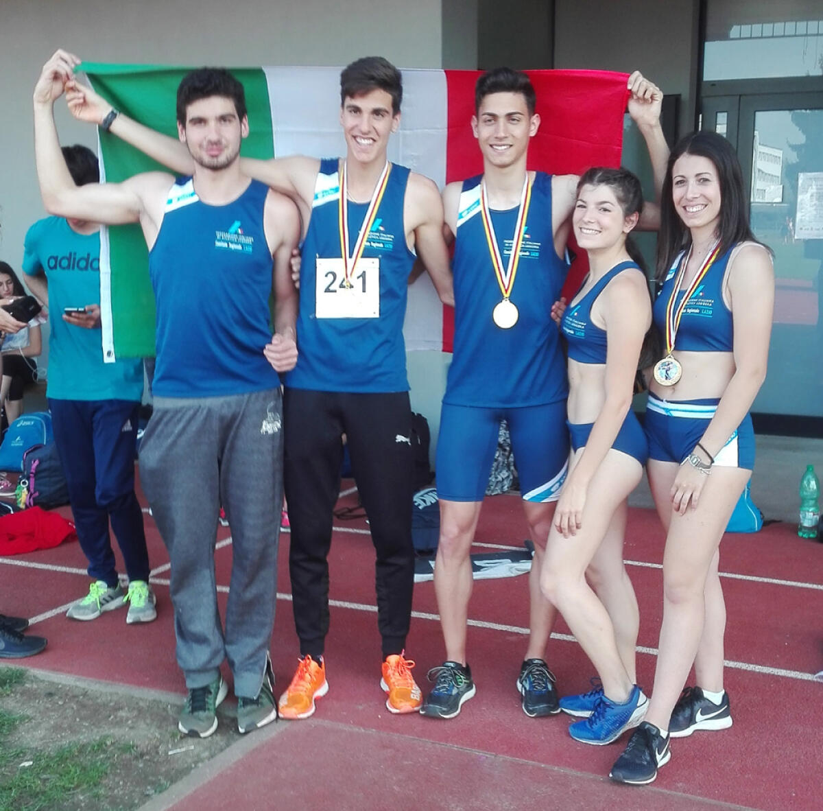 Mattia Rinaldi, della Runforever Aprilia, alla gara internazionale di atletica leggera di Klaugenfurt in Austria. - 