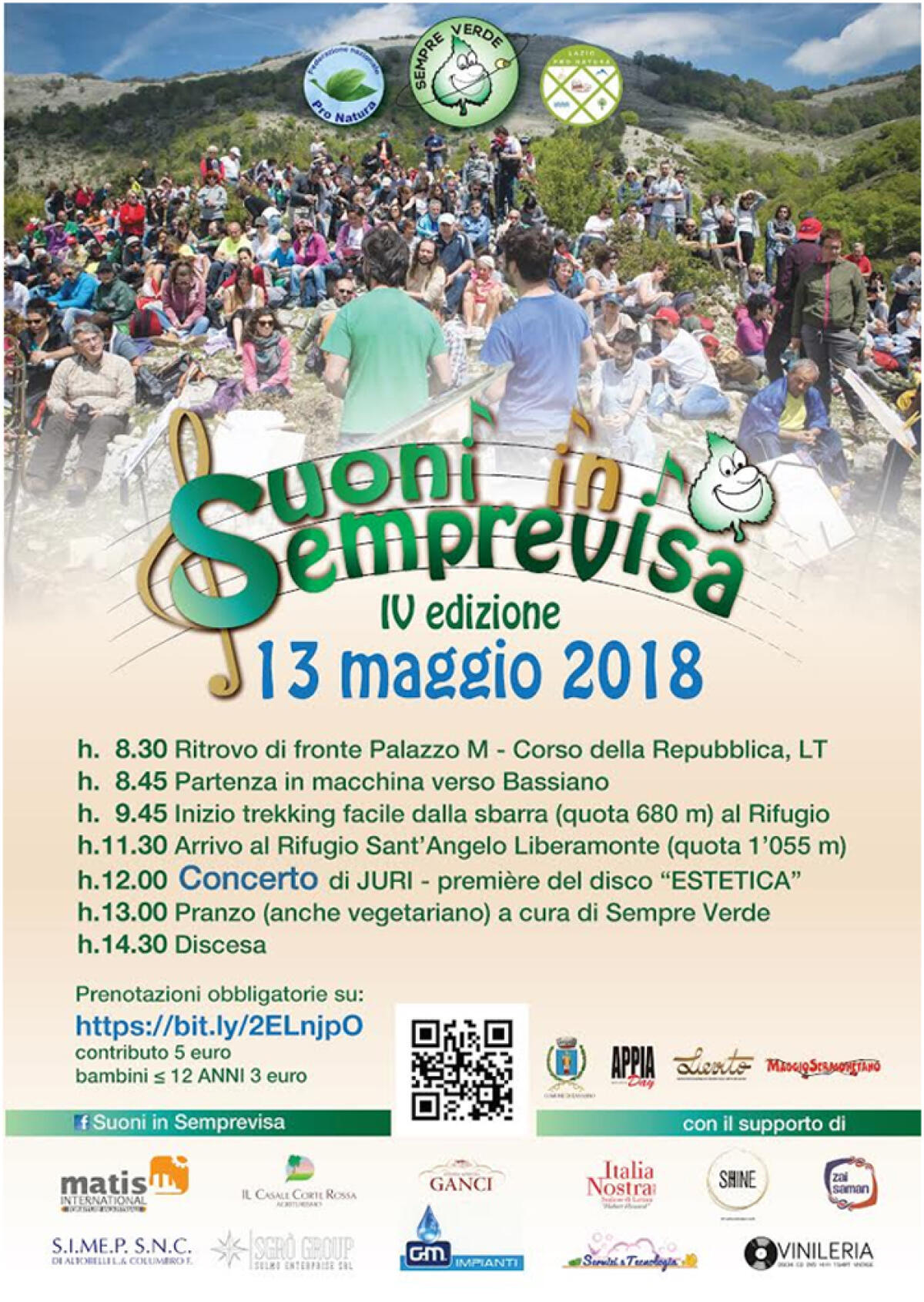 Suoni in Semprevisa, musica e natura questa domenica - 