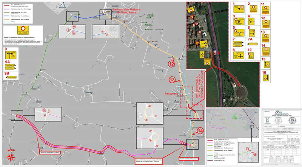 Da questo lunedì 11 giugno chiude l’Ardeatina per i lavori al sottovia ferroviario. - 