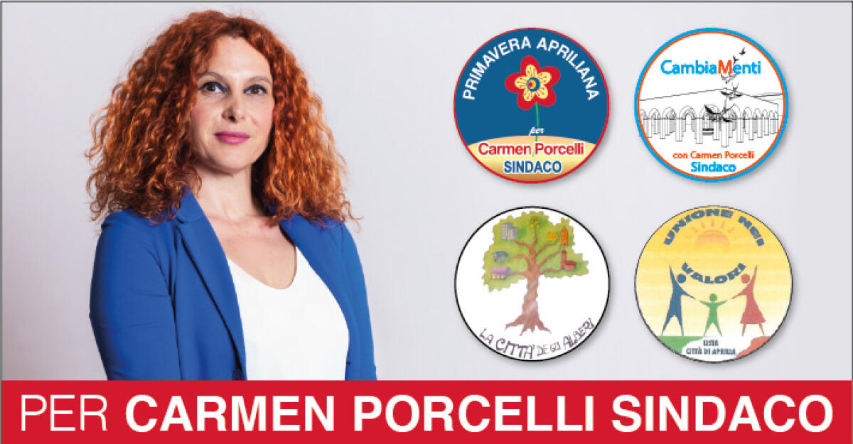 APRILIA - Spostata al Parco Manaresi la festa di chiusura della candidata Carmen Porcelli. - 