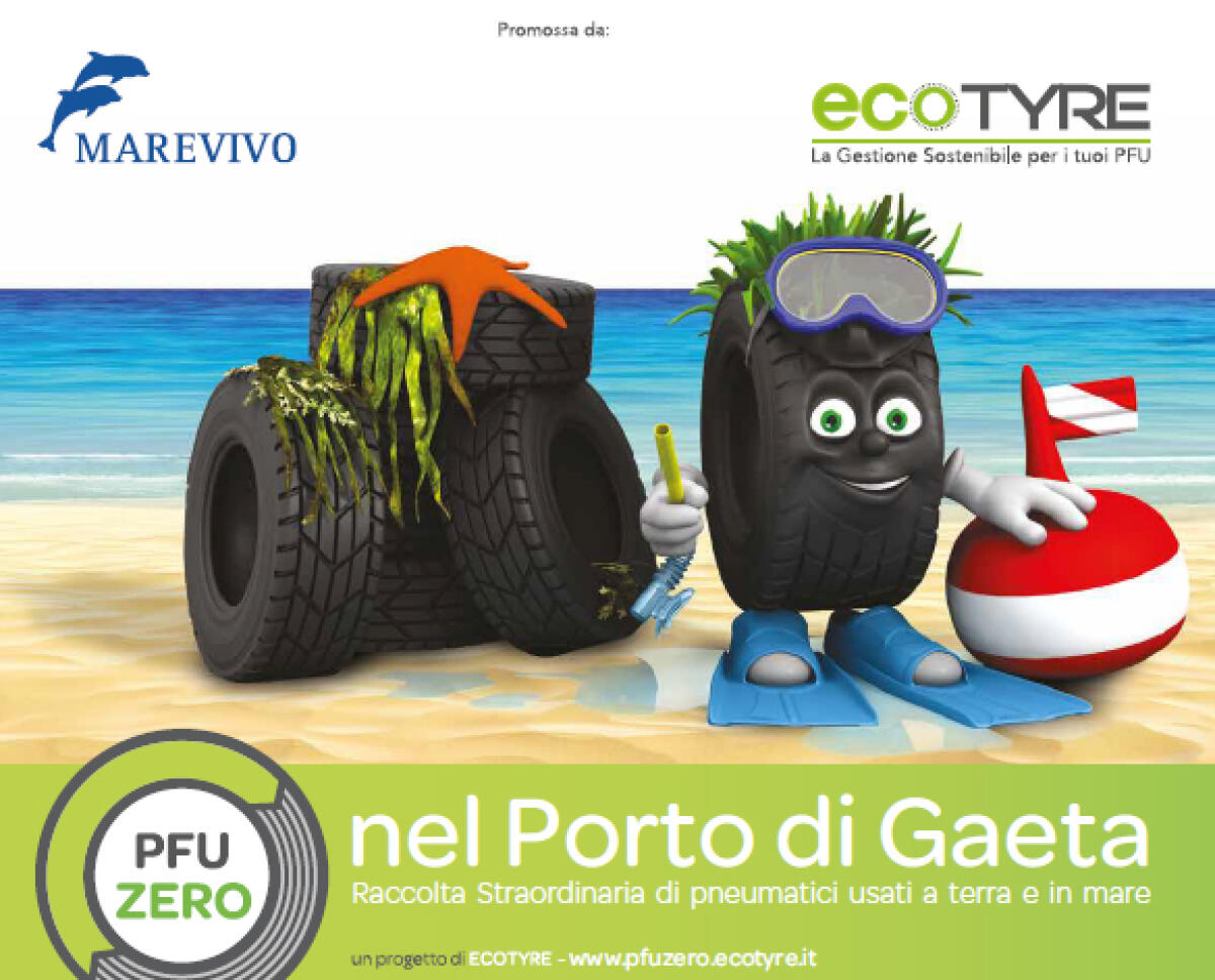 A Gaeta la raccolta straordinaria di pneumatici in mare - 