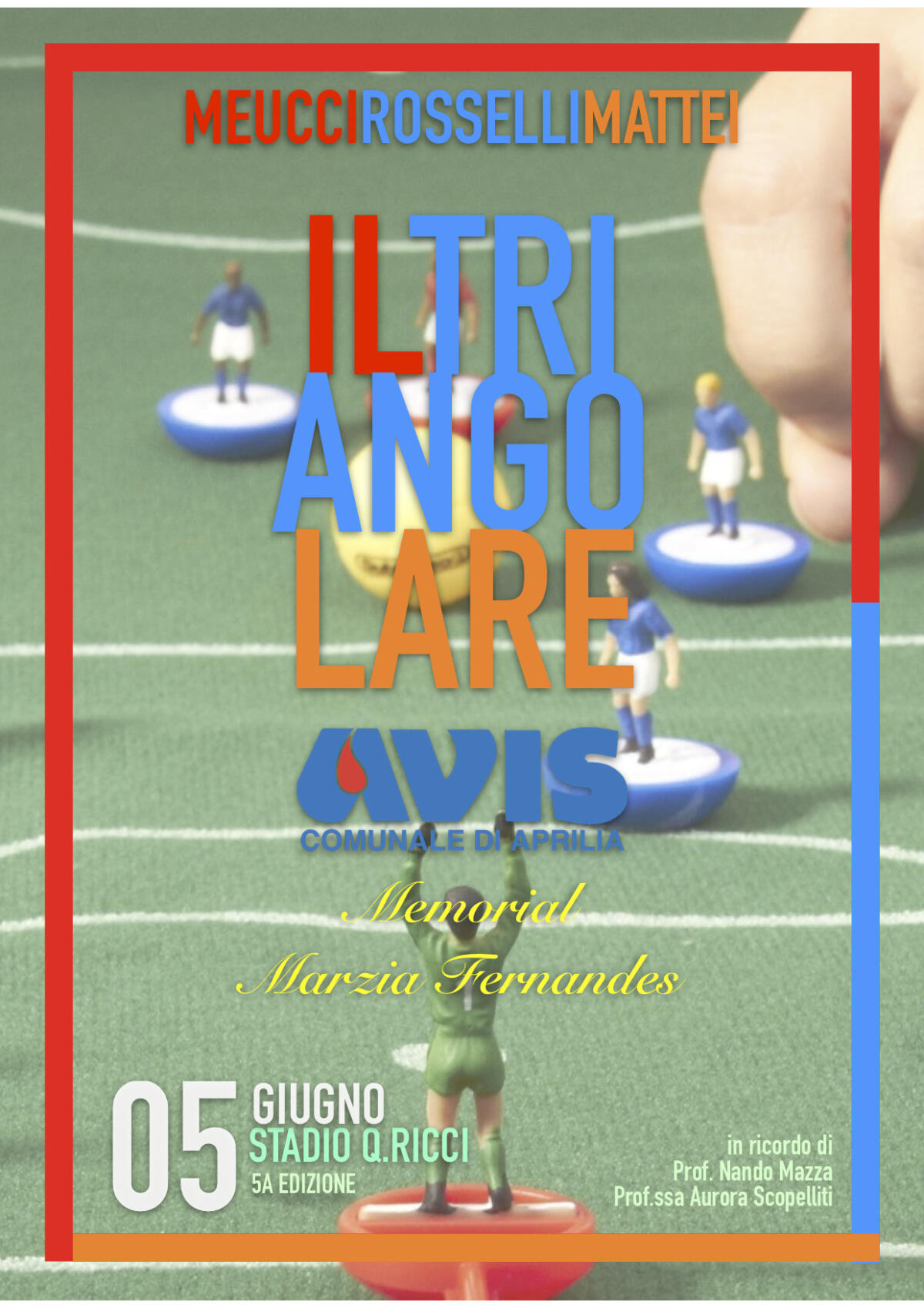 Triangolare tra gli Istituti Superiori di Aprilia, si gioca al Quinto Ricci in ricordo di Marzia - 