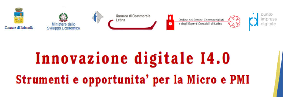 “Innovazione Digitale I4.0": questo venerdì un convegno in Comune a Sabaudia. - 