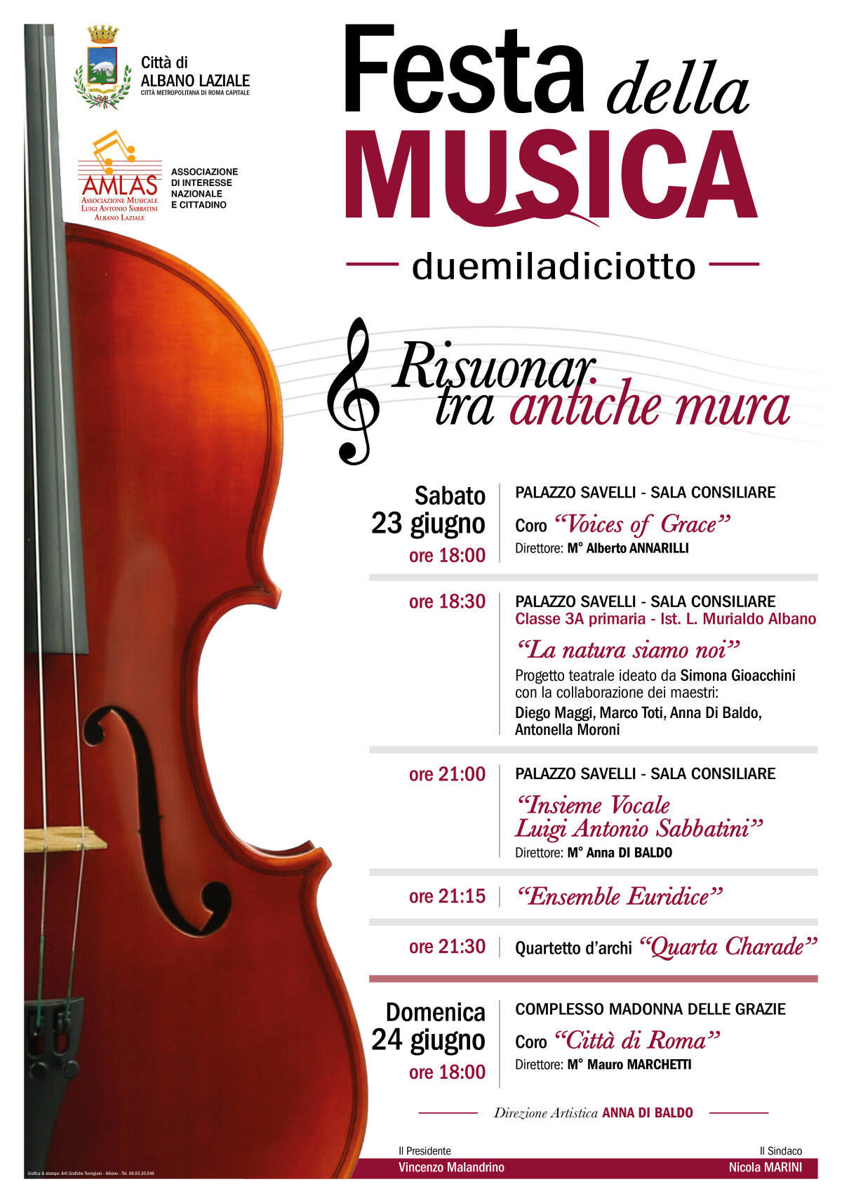 Weekend all’insegna della Festa della Musica ad Albano. - 