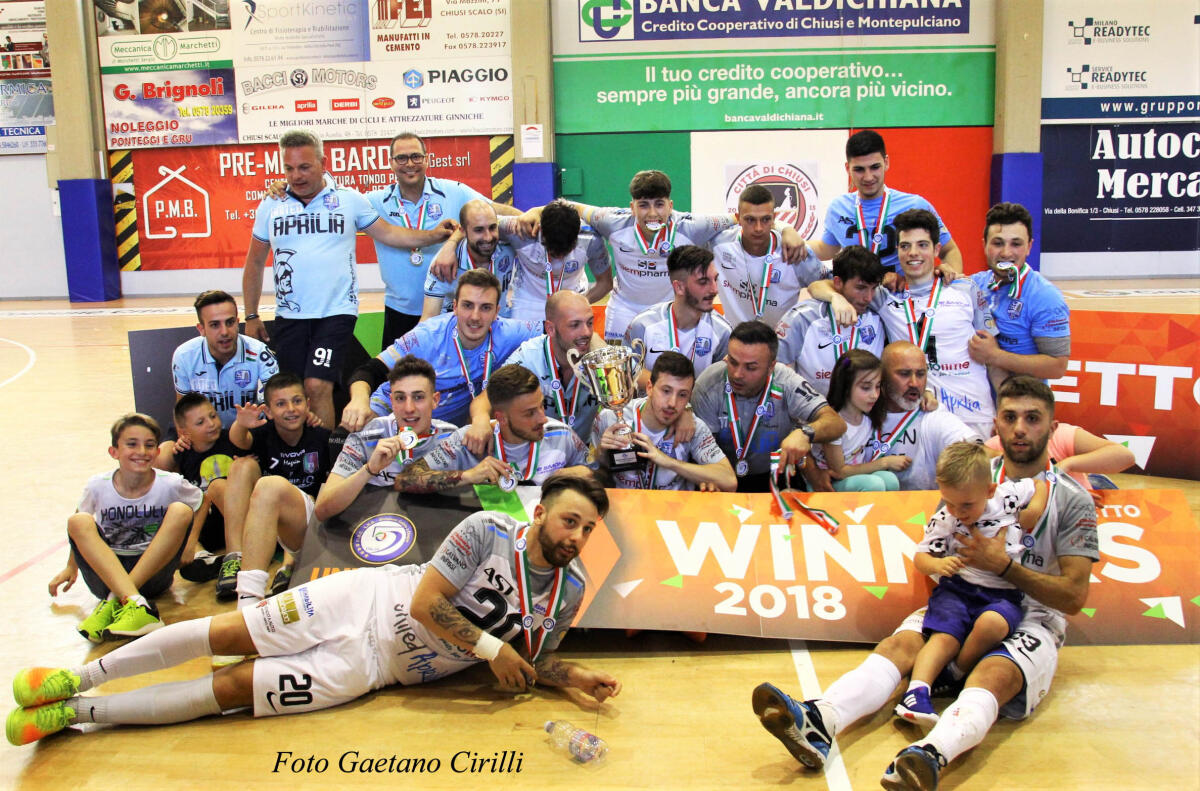 Calcio a 5, La United Aprilia U21 è Campione d'Italia - 