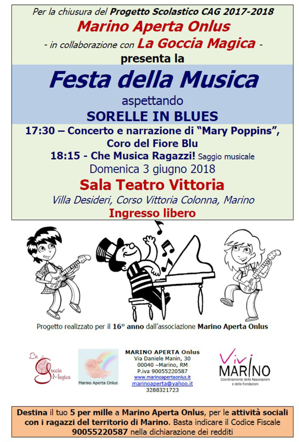 A Marino questa domenica la "Festa della Musica" - 
